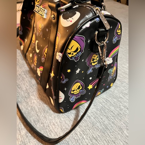 Killstar-Skeletor-‘Not Cute’ black handbag with shoulder strap bag. NWT. - Picture 3 of 7
